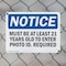 Signmission Must Be At Least 21 Years Old To Enter Photo OSHA Notice Sign, Plastic, 10in W x 7in L, 2PK OS-2PACK-NS-P-710-L-14280 - alternate 6